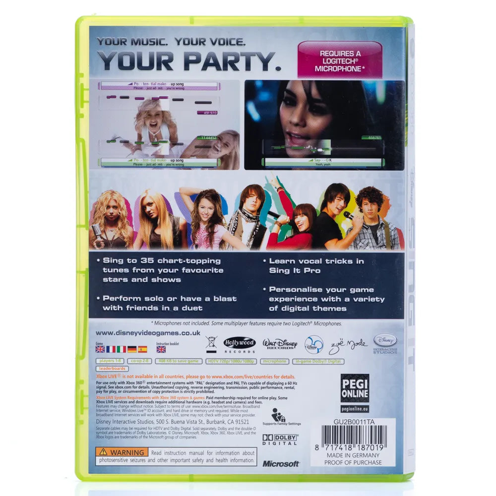 Disney Sing It - Xbox 360 spill