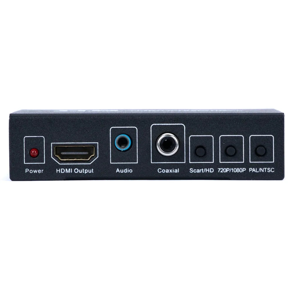 SCART til HDMI Omformer Adapter (Full HD 720P/1080P) - Retrospillkongen