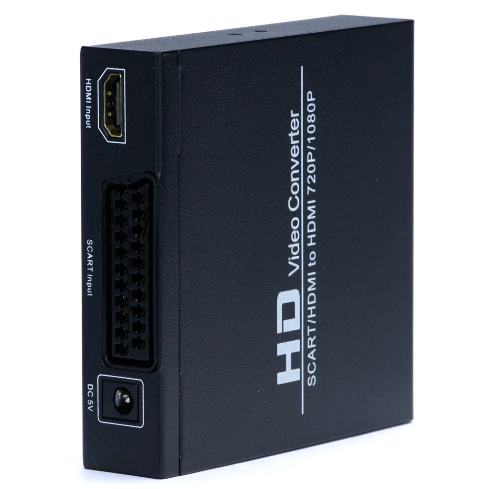 SCART til HDMI Omformer Adapter (Full HD 720P/1080P) - Retrospillkongen