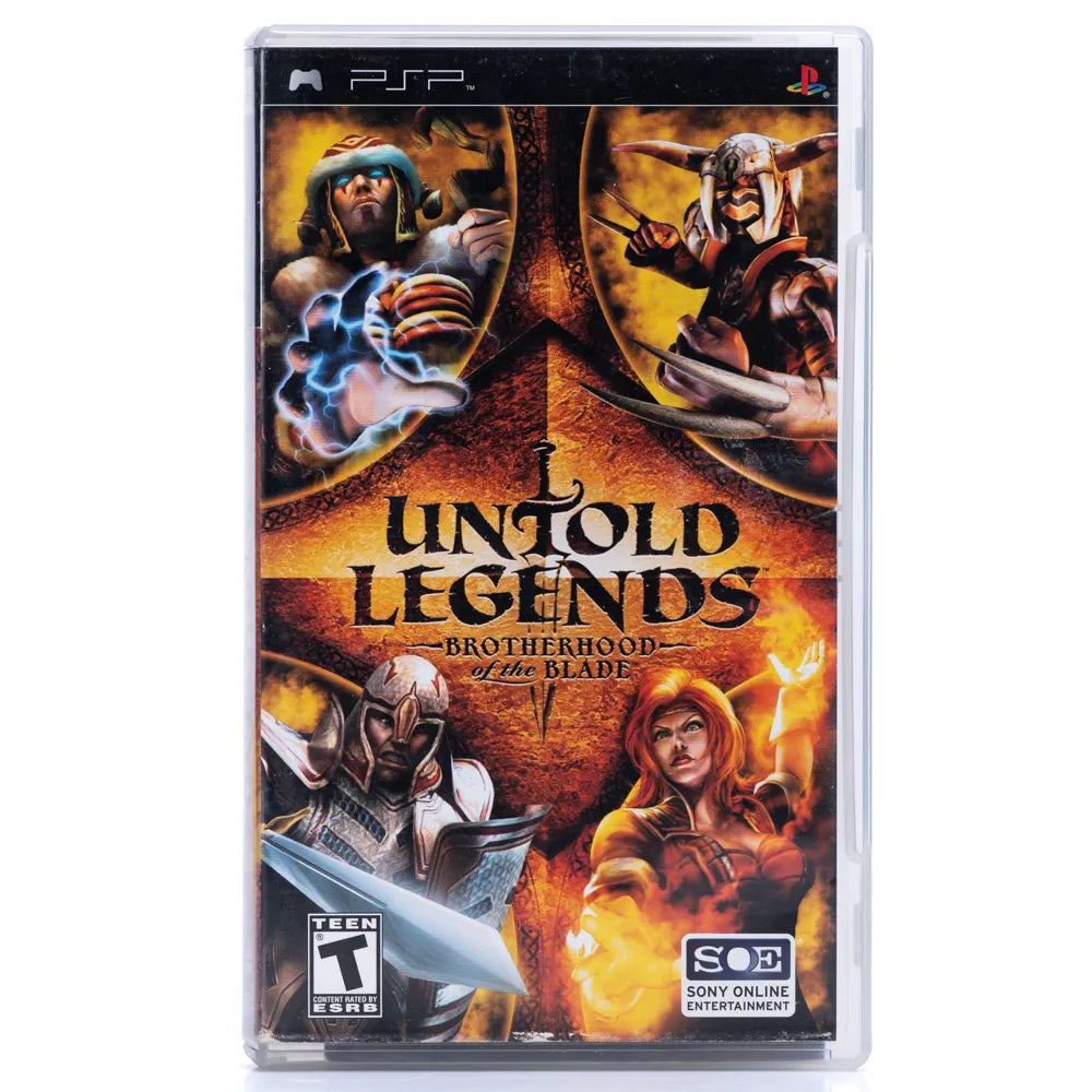 Untold Legends: Brotherhood of the Blade - PSP spill (NTSC, Regionfri)