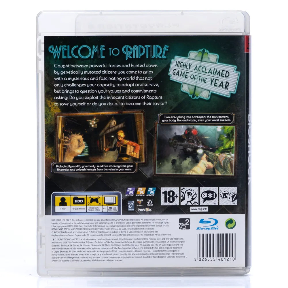 BioShock - PS3 spill - Retrospillkongen