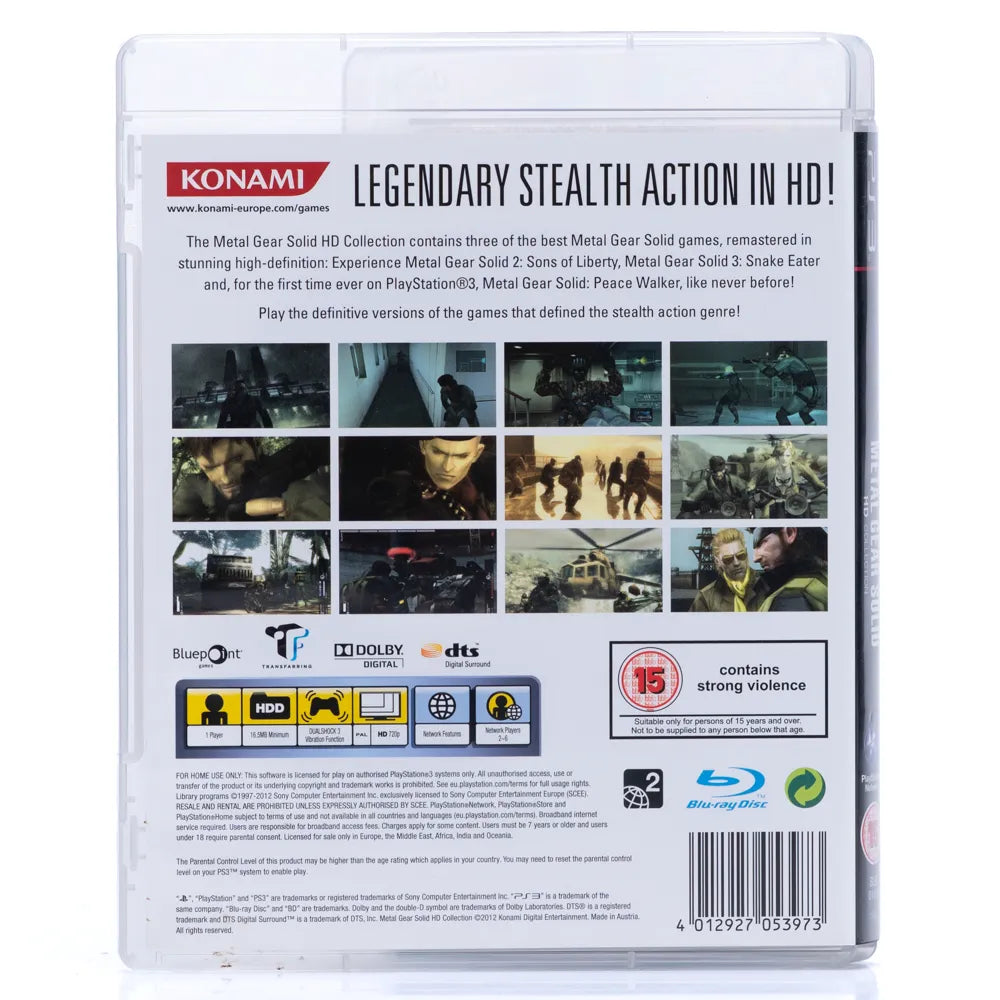 Metal Gear Solid HD Collection - PS3 spill - Retrospillkongen