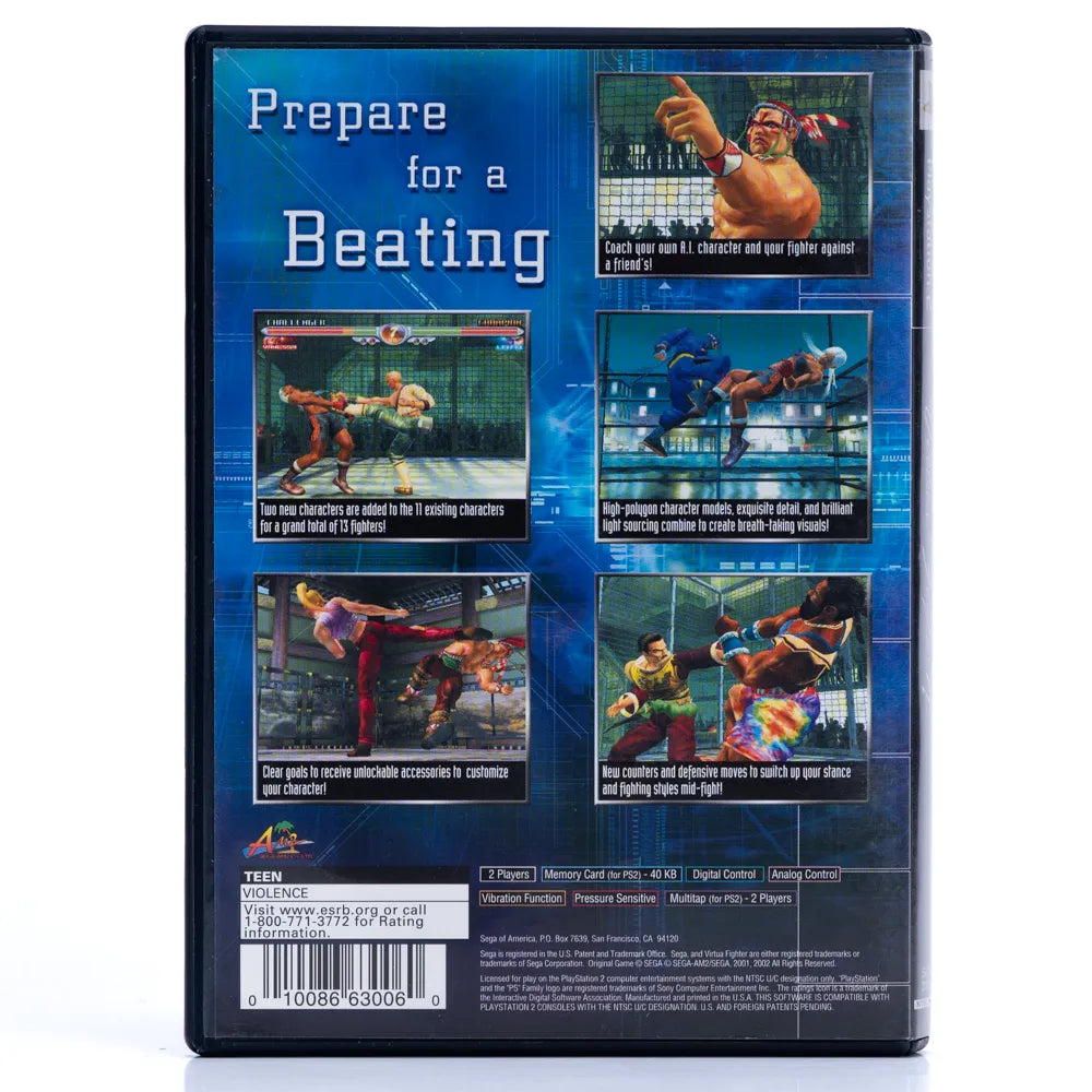 Virtua Fighter 4 - PS2 Spill (NTSC-U)