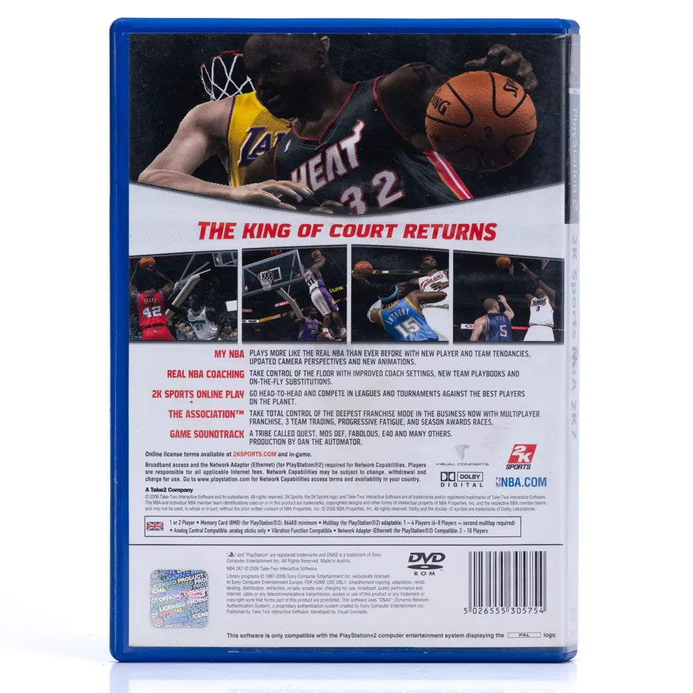 NBA 2K7 - PS2 spill - Retrospillkongen