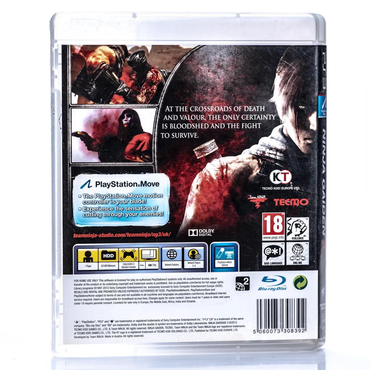 Ninja Gaiden 3 - PS3 spill - Retrospillkongen