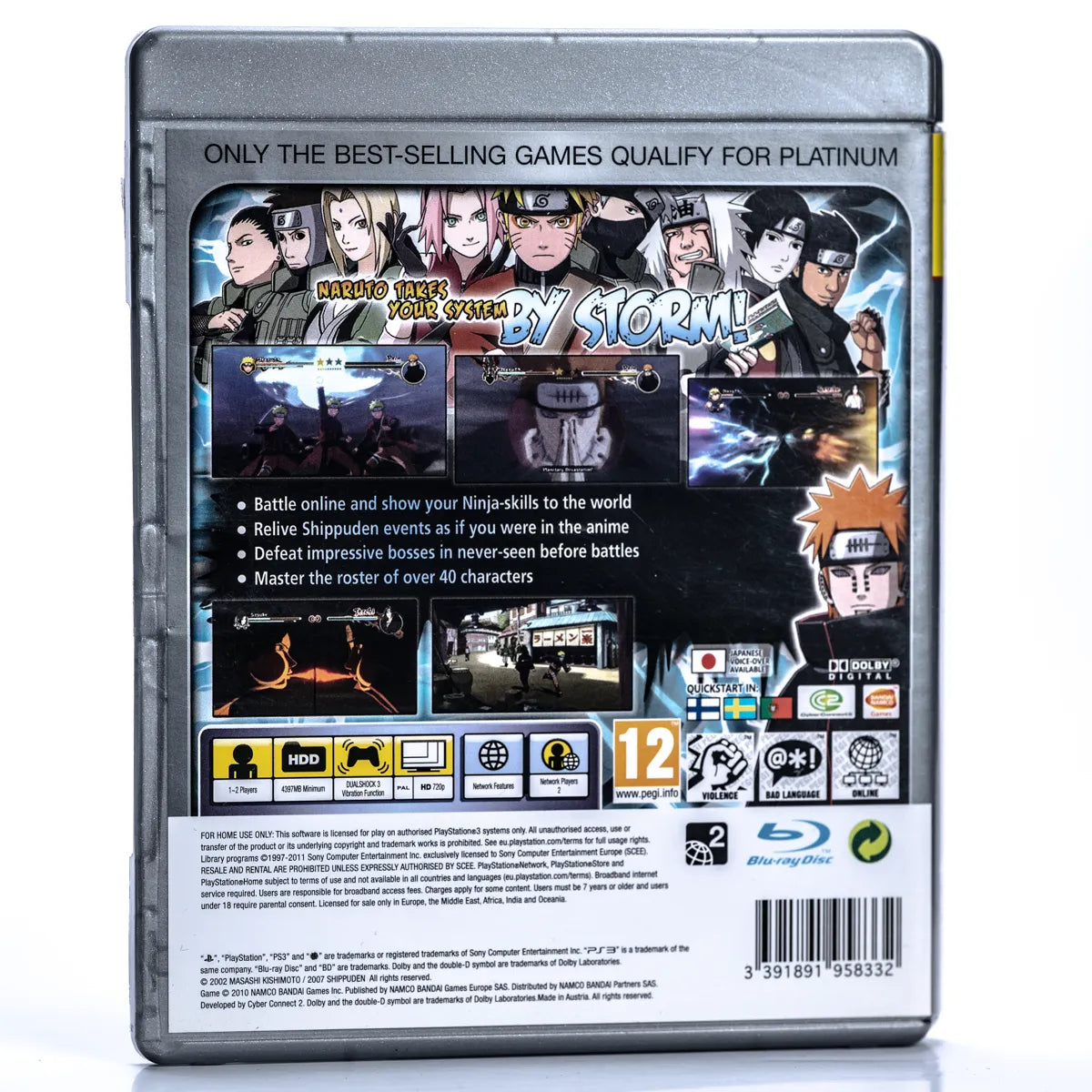 Naruto Shippuden: Ultimate Ninja Storm 2 - PS3 spill - Retrospillkongen