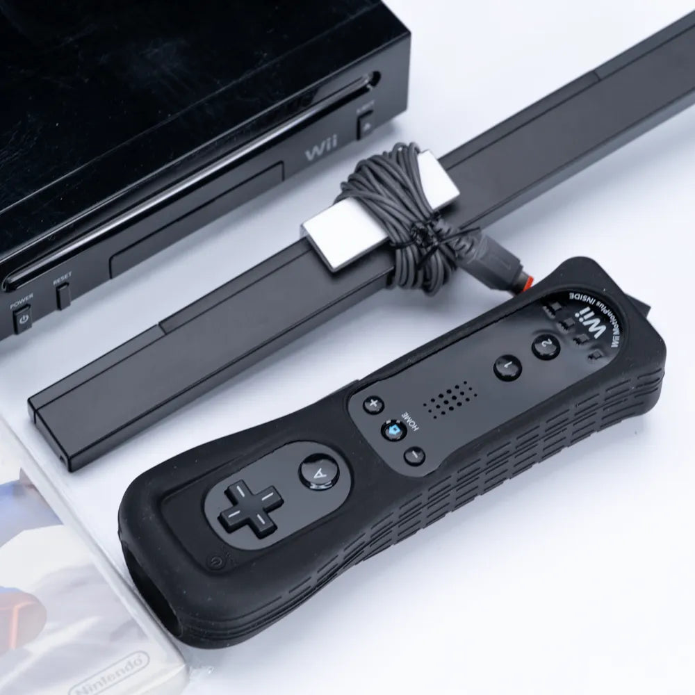 Nintendo Wii Mario Kart Pack Svart Konsollpakke - Wii (I eske)