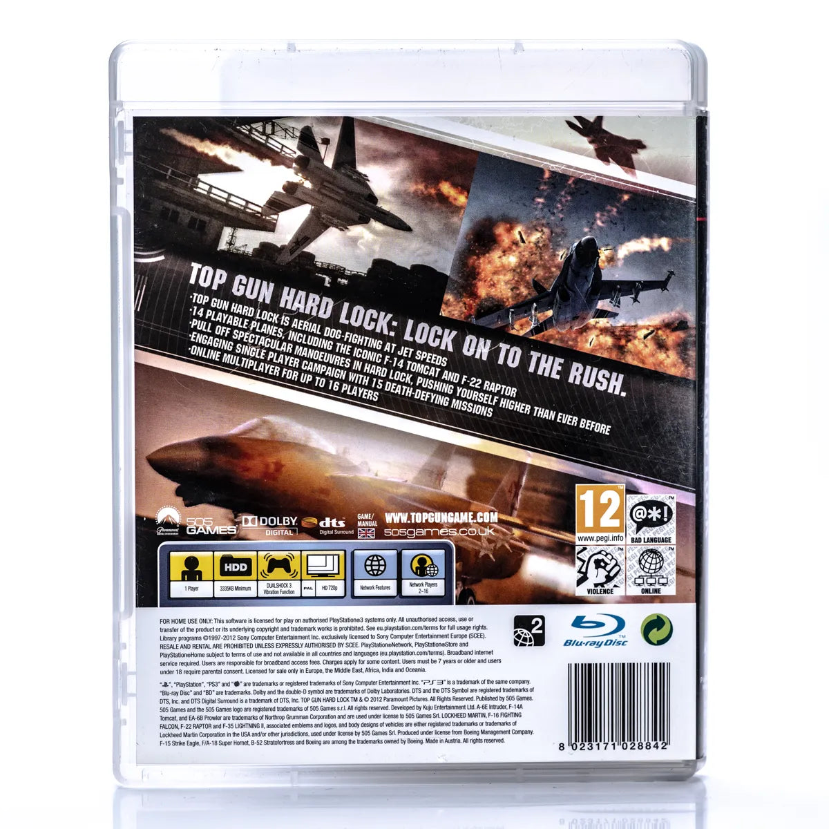 Top Gun: Hard Lock - PS3 spill - Retrospillkongen