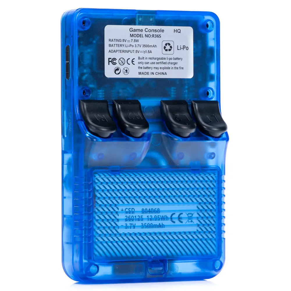 R36S Retrokonsoll, Open Source, med 20.000+ spill