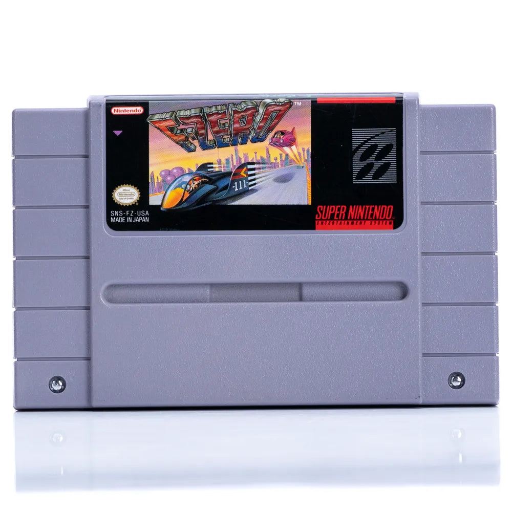 F-Zero - SNES spill (NTSC, i eske) - Retrospillkongen