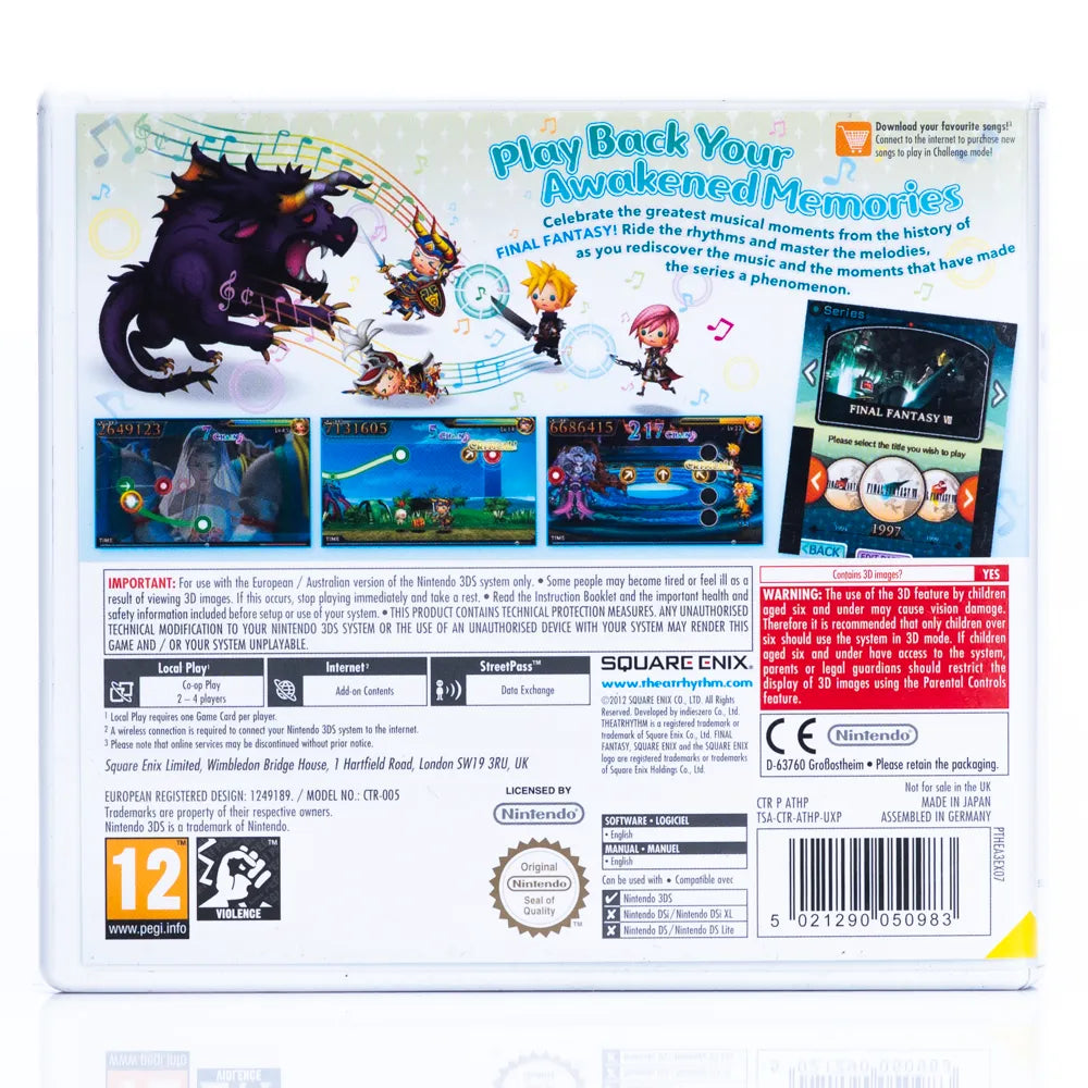 Theatrhythm Final Fantasy - Nintendo 3DS spill - Retrospillkongen