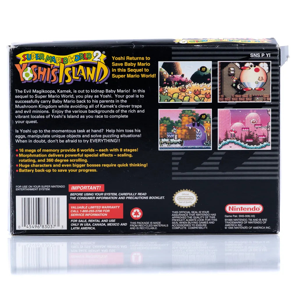 Super Mario World 2: Yoshi's Island (NTSC, i eske) - Retrospillkongen