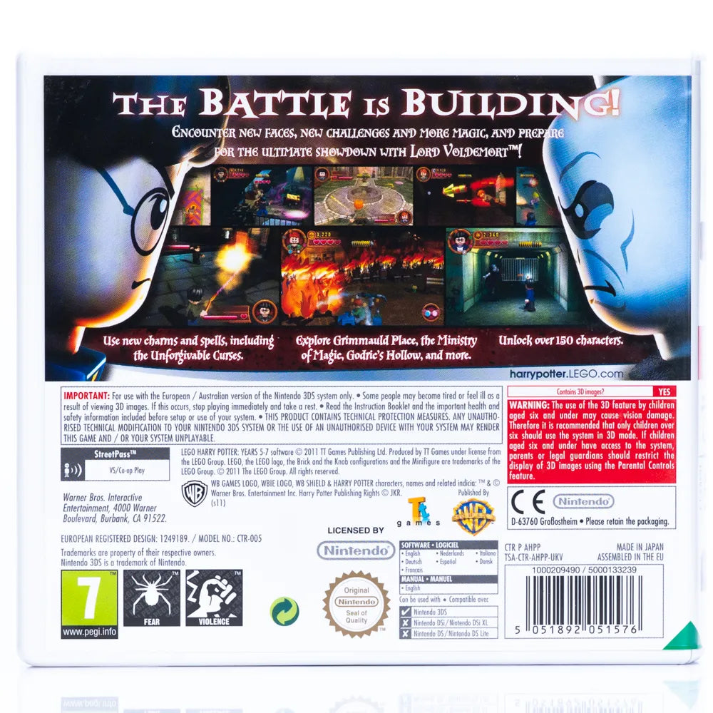 LEGO Harry Potter: Years 5-7 - Nintendo 3DS spill - Retrospillkongen