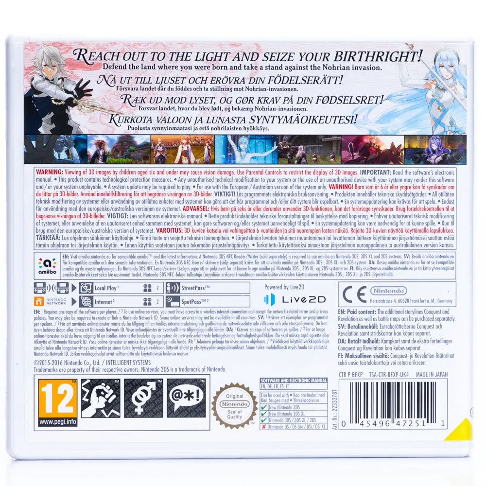 Fire Emblem Fates: Birthright - Nintendo 3DS spill - Retrospillkongen