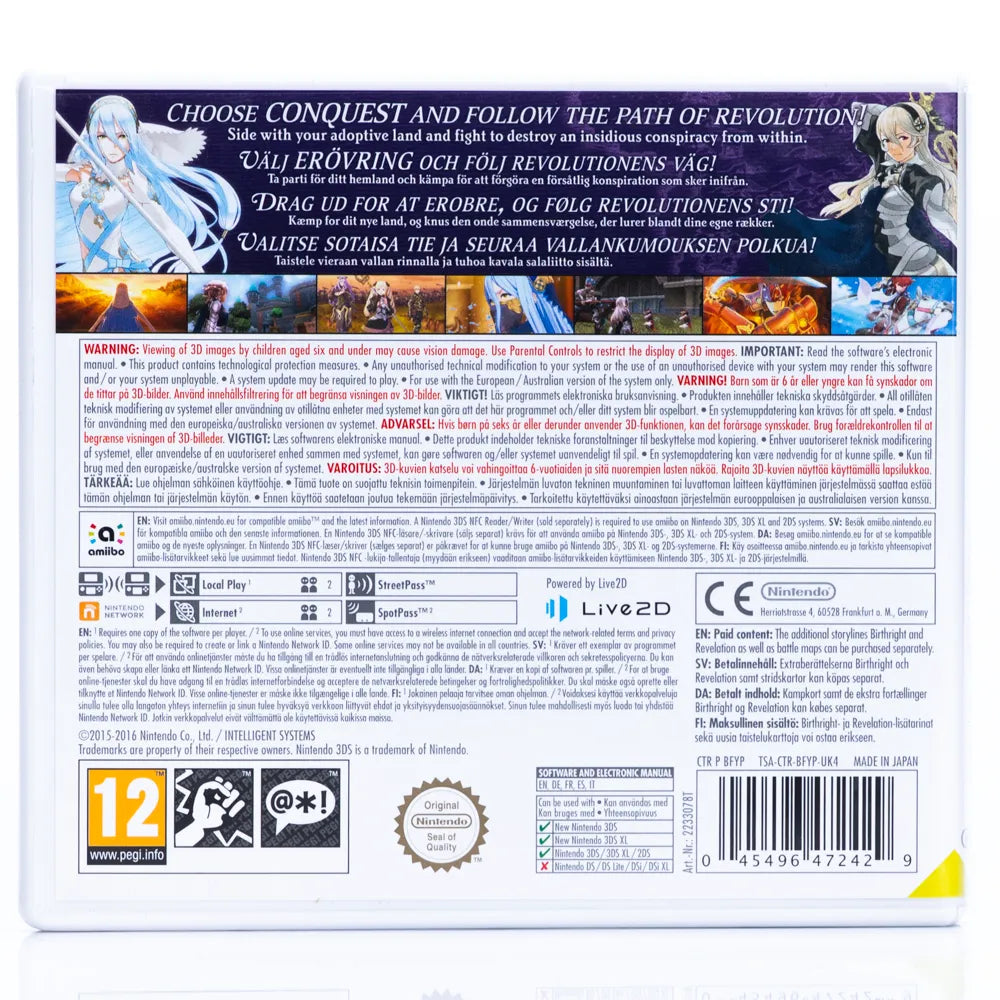 Fire Emblem Fates: Conquest - Nintendo 3DS spill - Retrospillkongen
