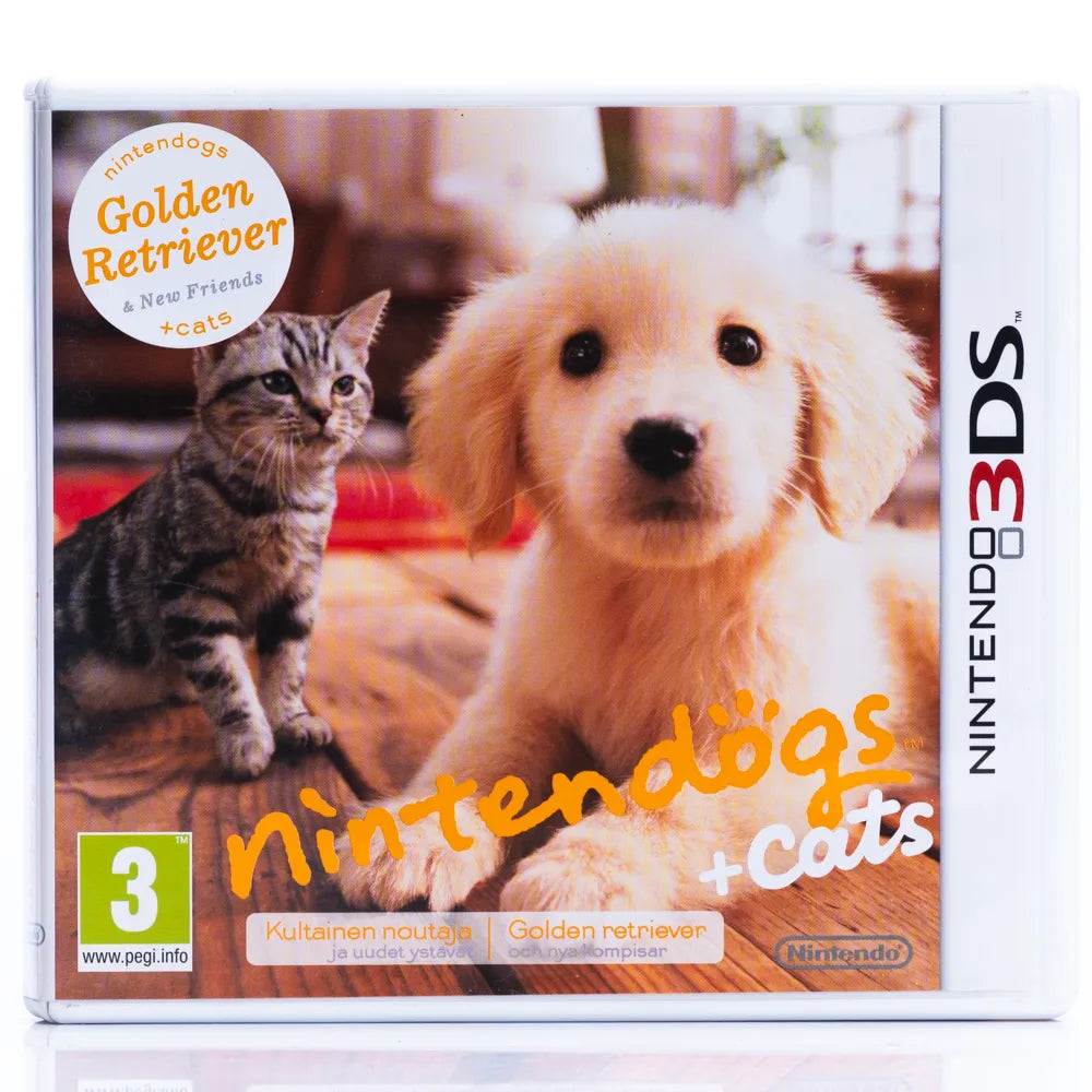 Nintendogs + Cats: Golden Retriever & New Friends - Nintendo 3DS - Retrospillkongen