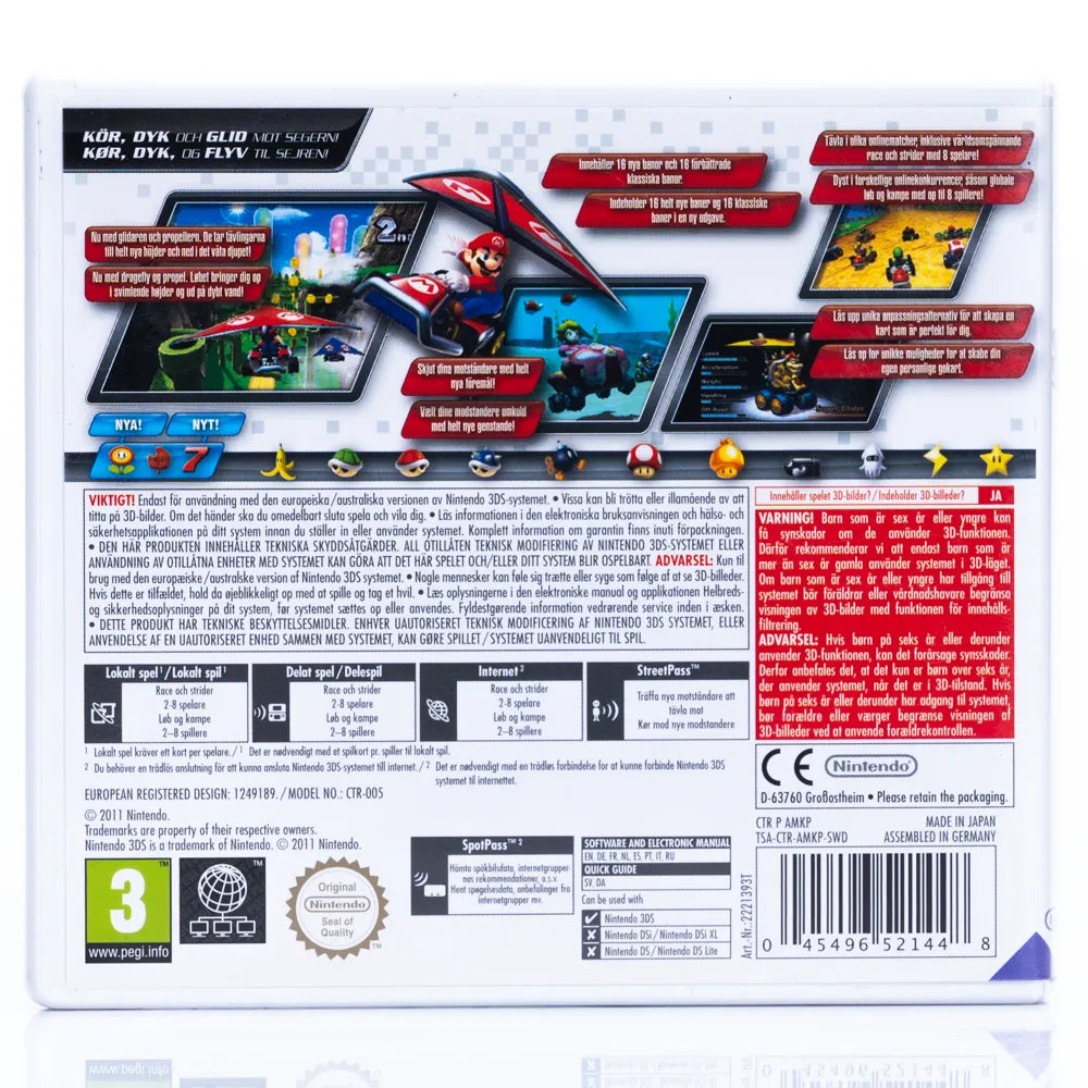 Mario Kart 7 - Nintendo 3DS spill - Retrospillkongen