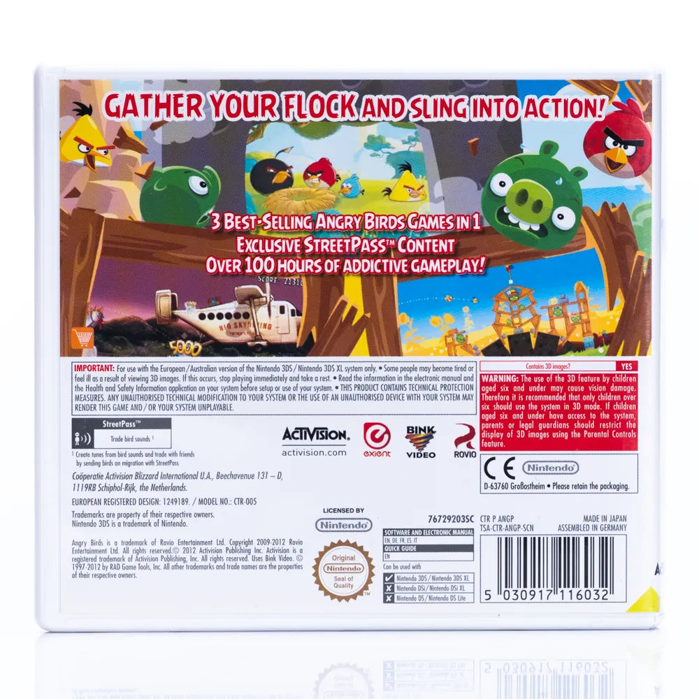 Angry Birds Trilogy - Nintendo 3DS spill - Retrospillkongen