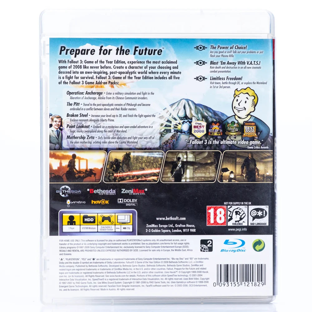 Fallout 3 - PS3 spill - Retrospillkongen