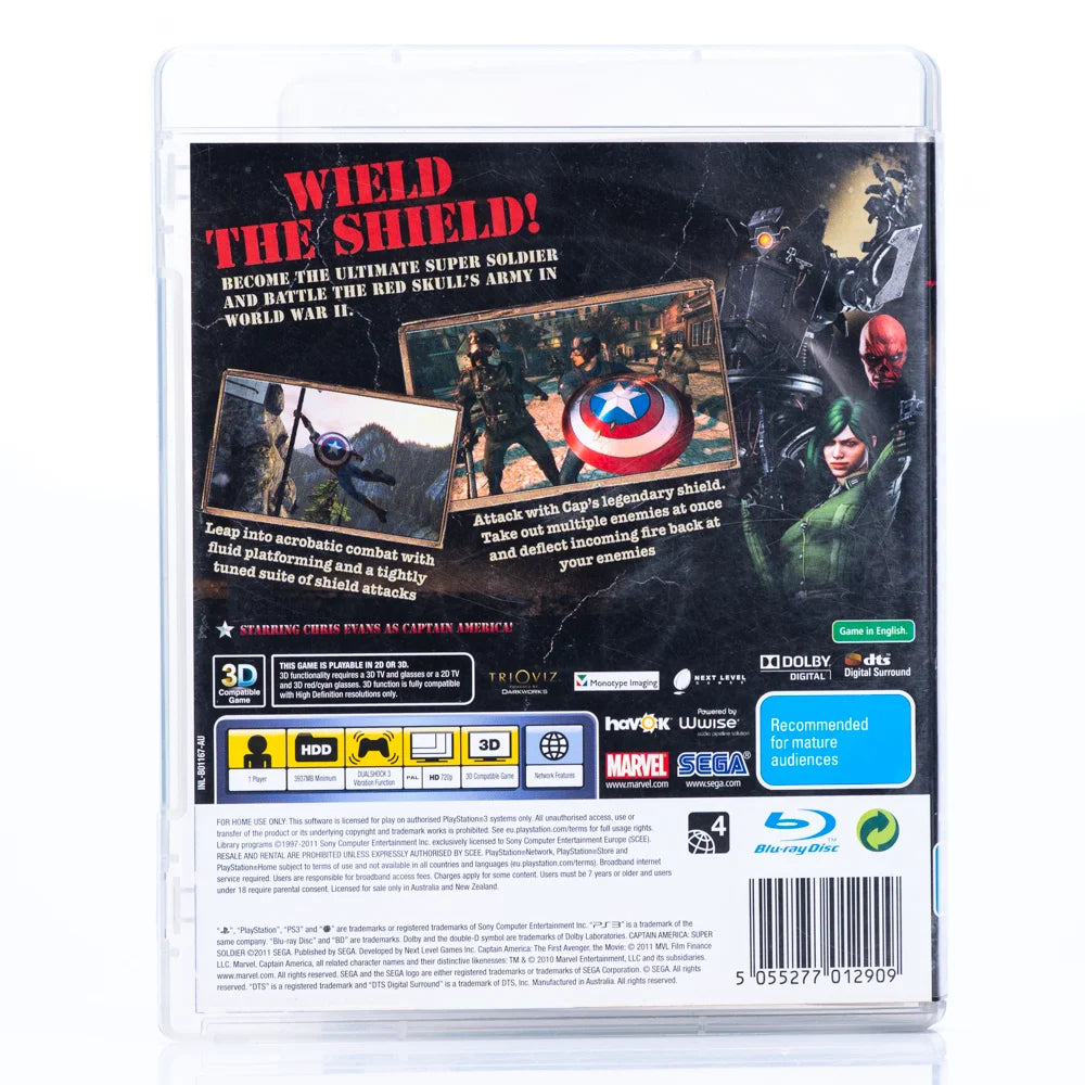 Captain America: Super Soldier - PS3 spill - Retrospillkongen