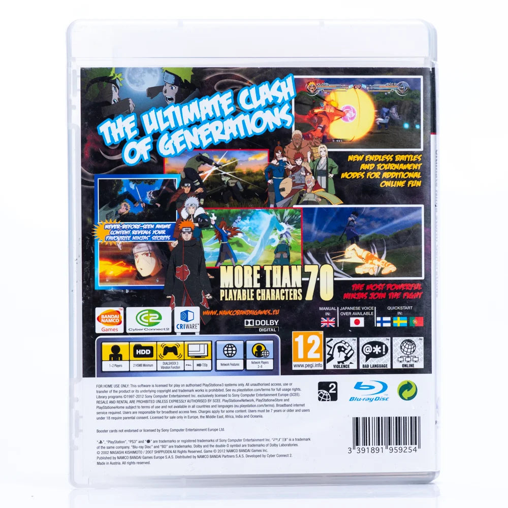 Naruto Shippuden: Ultimate Ninja Storm Generations - PS3 spill - Retrospillkongen