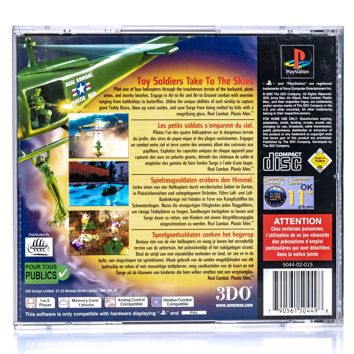 Army Men: Air Attack - PS1 Spill - Retrospillkongen