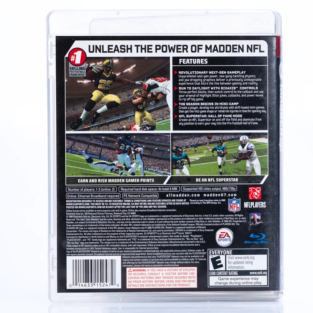 Madden NFL 07 (NTSC, Regionsfri) - PS3 Spill - Retrospillkongen