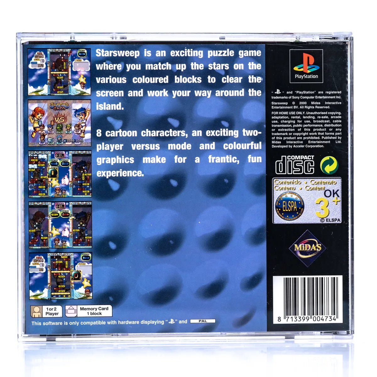 Starsweep - PS1 Spill - Retrospillkongen