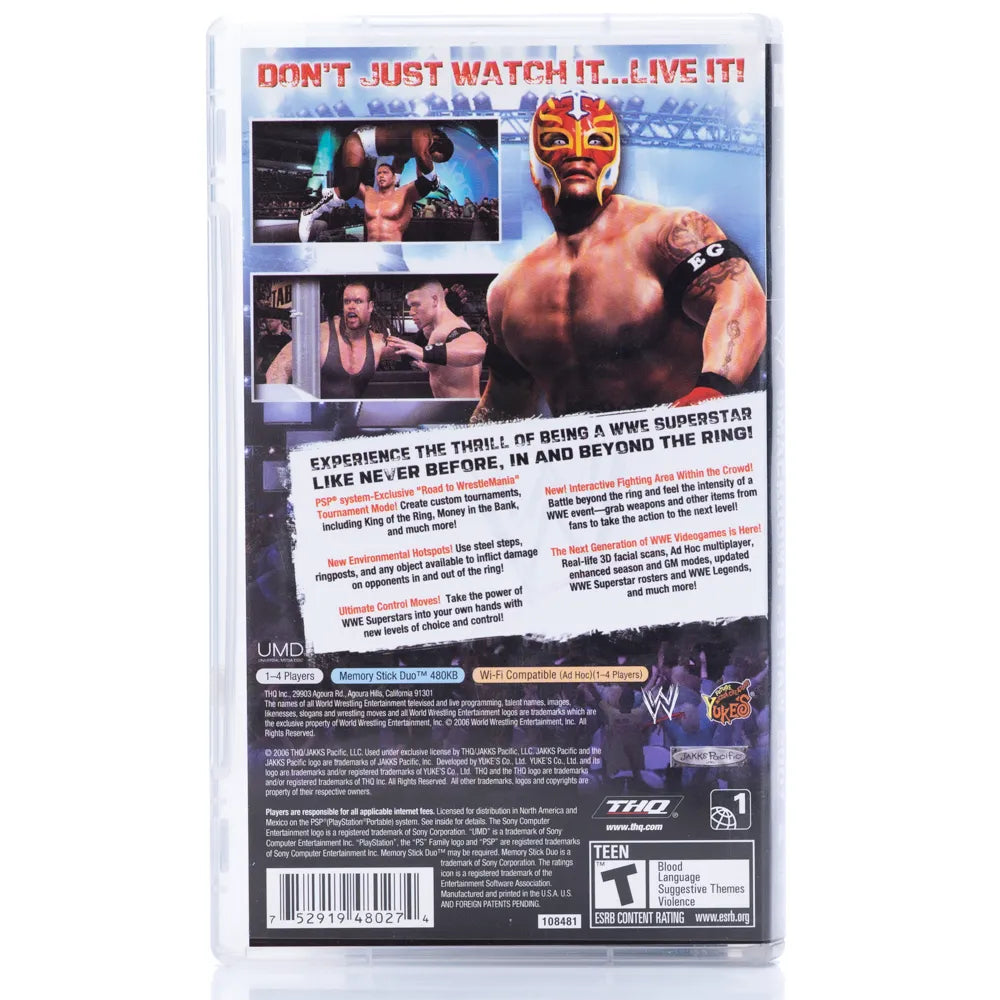 WWE SmackDown vs. Raw 2007 - PSP spill (NTSC, regionfri) - Retrospillkongen