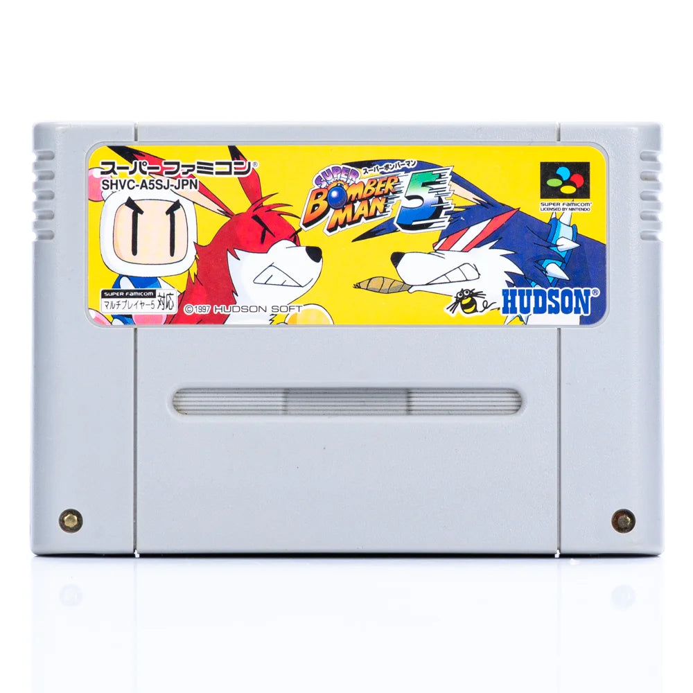 Super Bomberman 5 - Super Famicom spill - Retrospillkongen