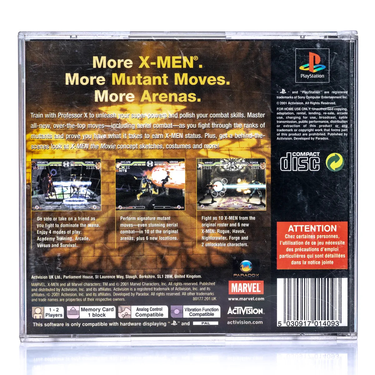 X-Men: Mutant Academy 2 - PS1 Spill - Retrospillkongen