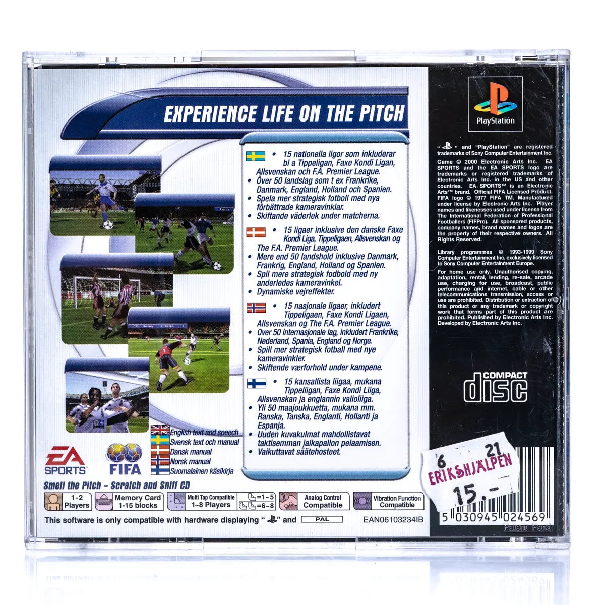 FIFA 2001 - PS1 Spill - Retrospillkongen
