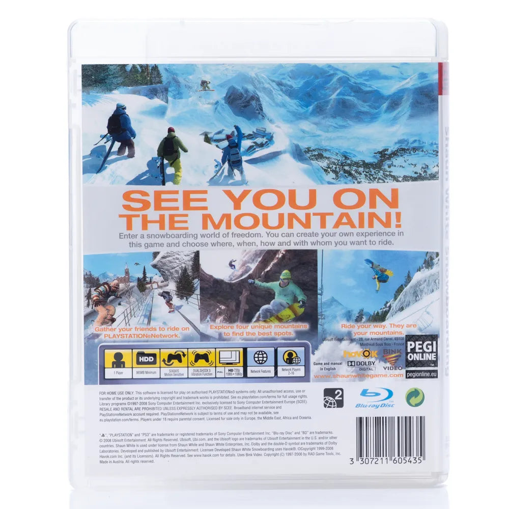 Shaun White Snowboarding - PS3 spill - Retrospillkongen