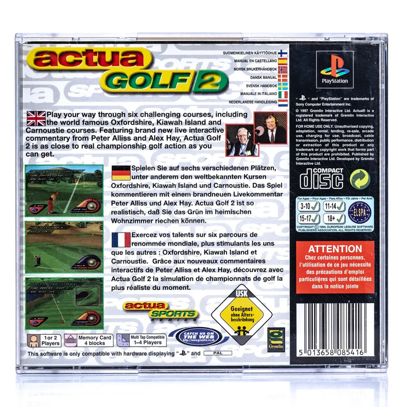 Actua Golf 2 - PS1 Spill
