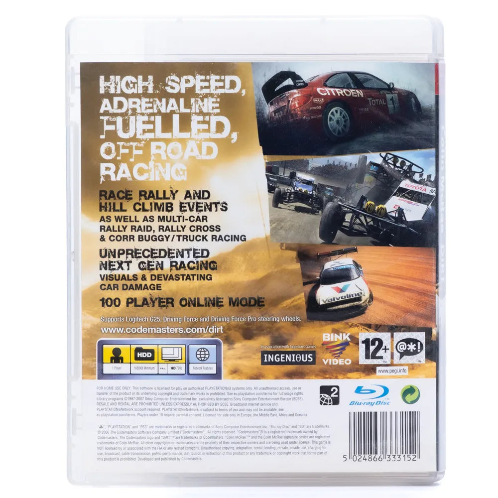 Colin McRae DiRT - PS3 spill - Retrospillkongen