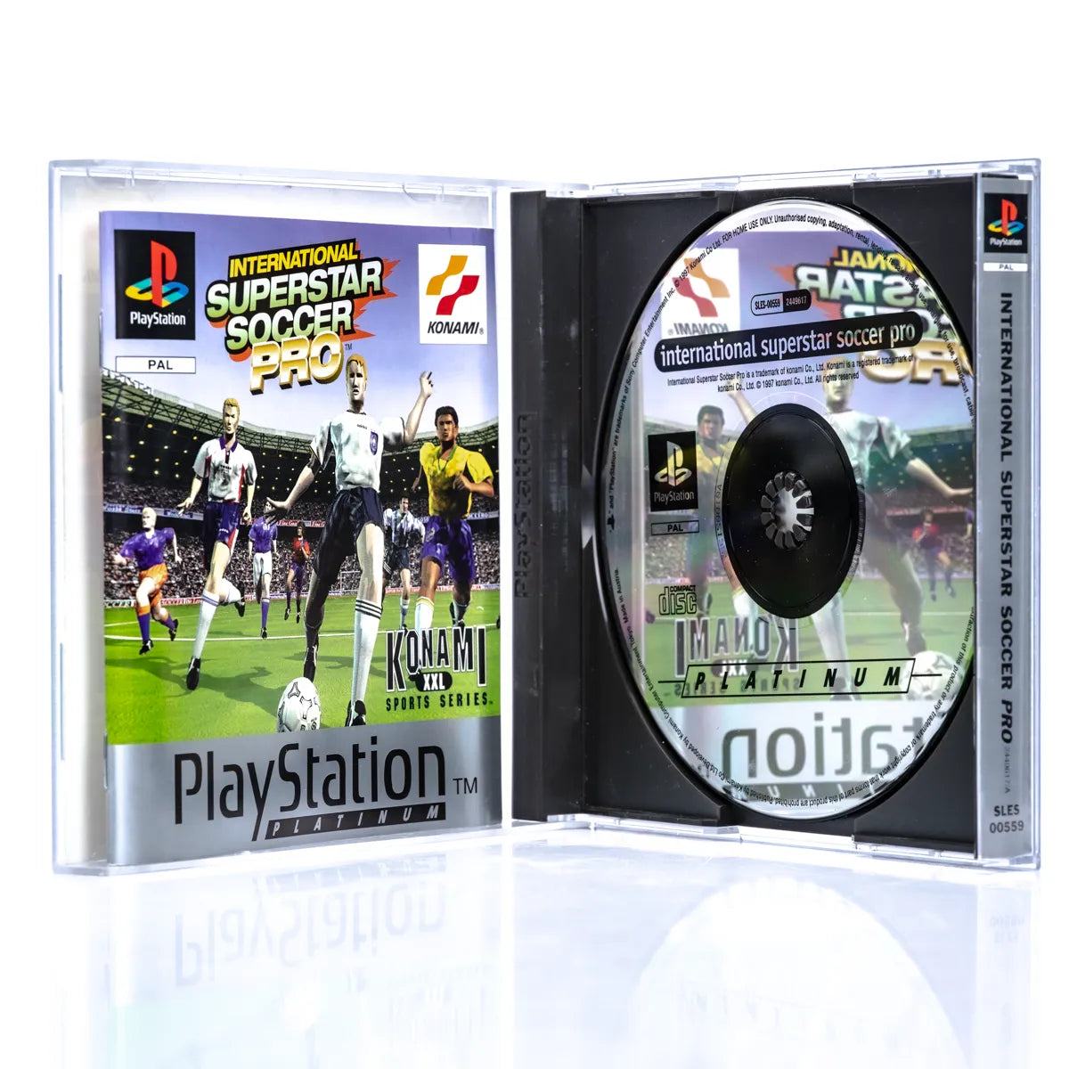 International Superstar Soccer Pro - PS1 Spill - Retrospillkongen
