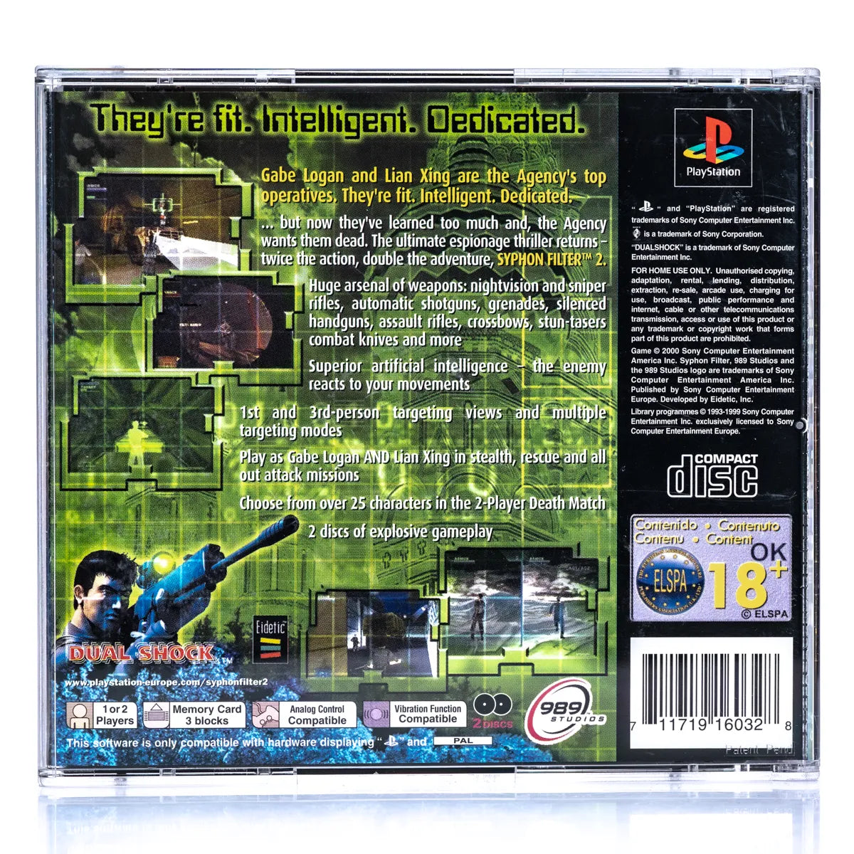 Syphon Filter 2 - PS1 spill - Retrospillkongen