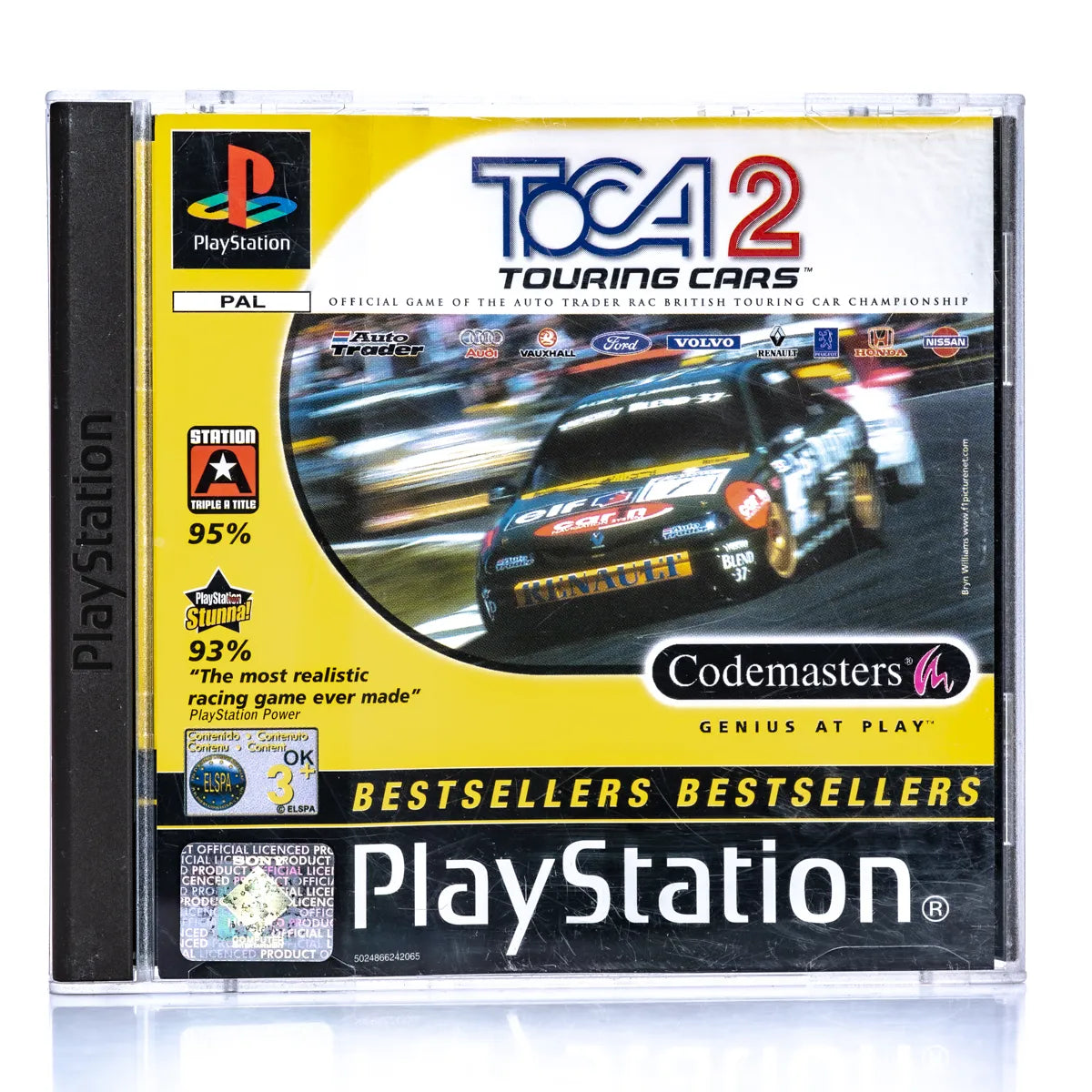 TOCA 2: Touring Cars - PS1 spill - Retrospillkongen