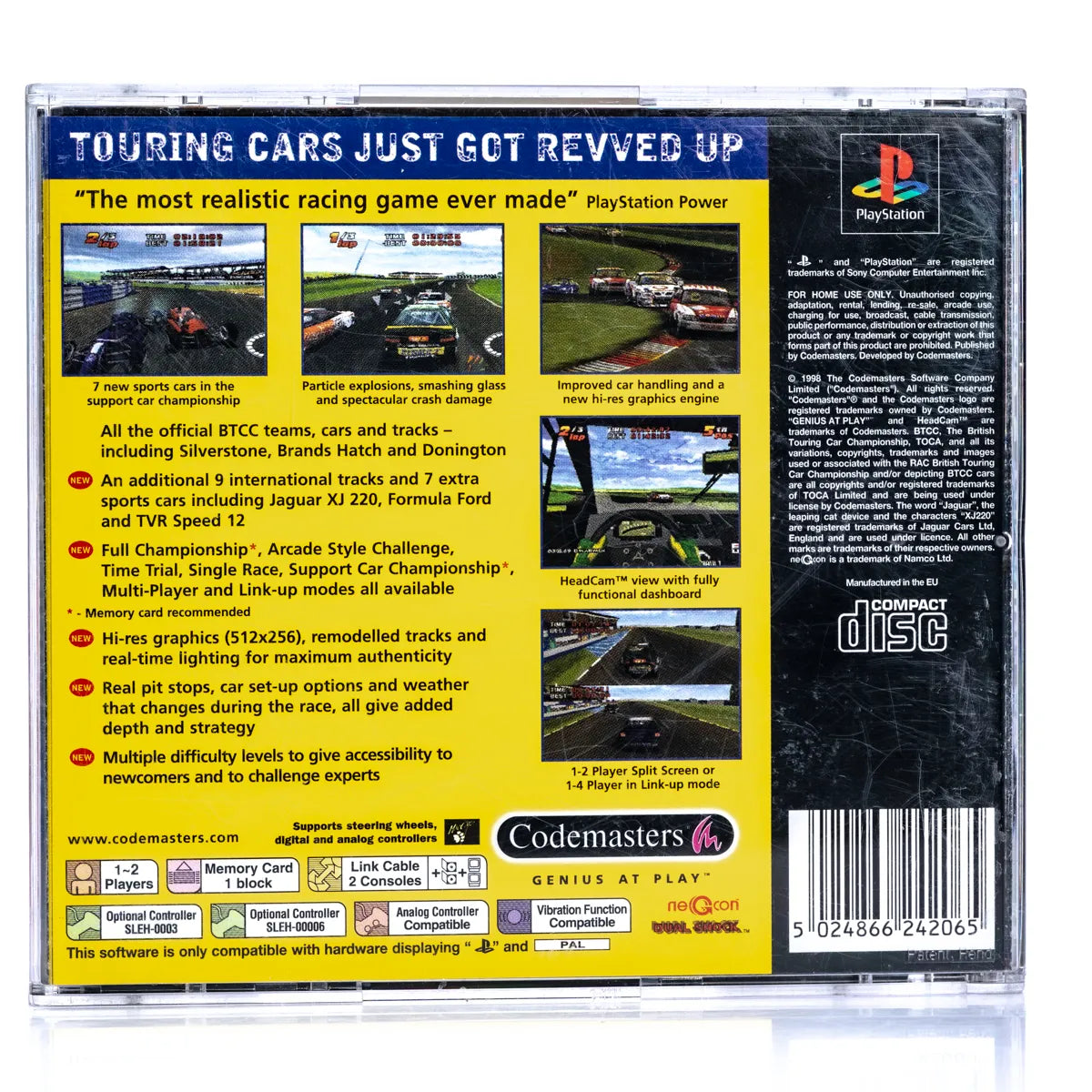 TOCA 2: Touring Cars - PS1 spill - Retrospillkongen