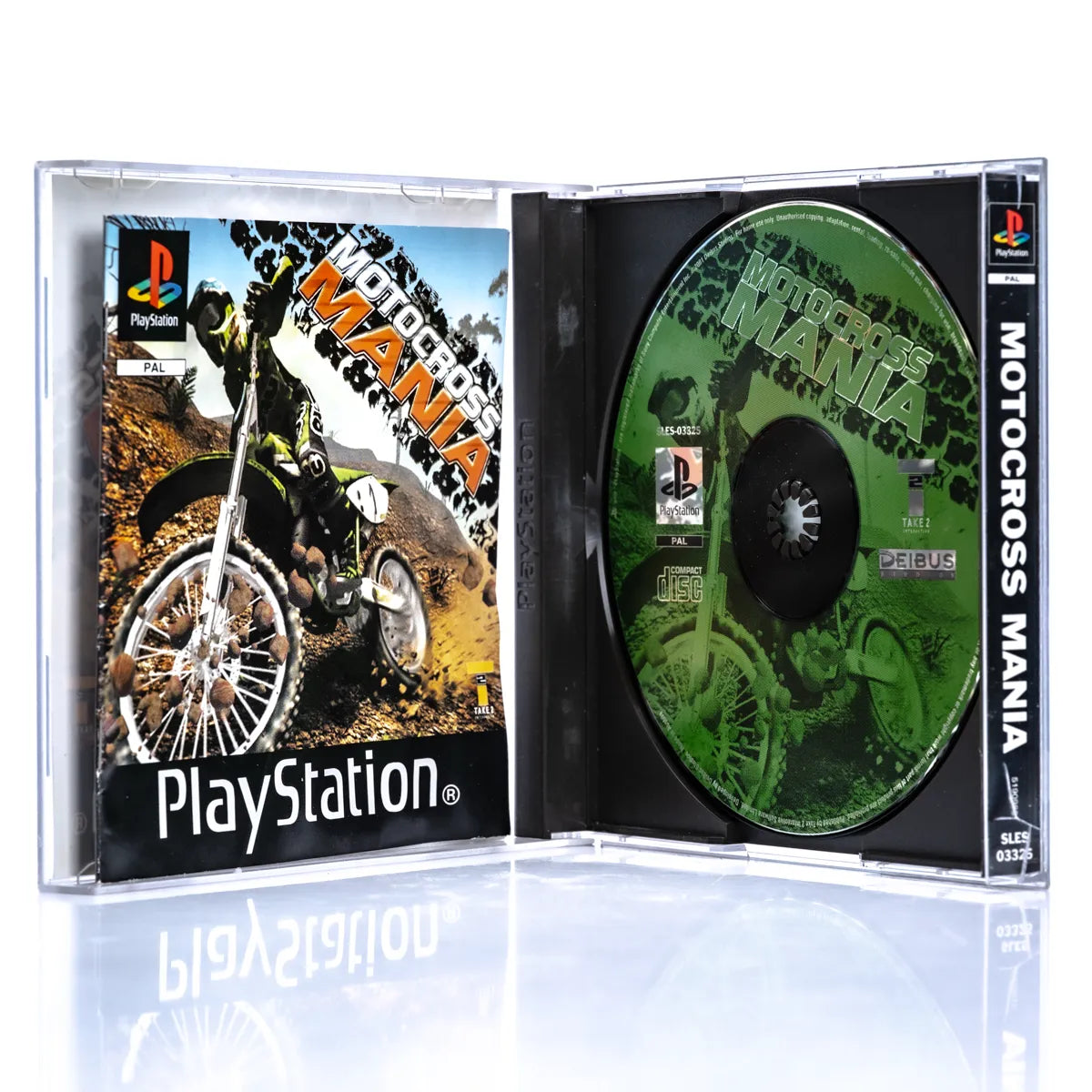 Motocross Mania - PS1 spill - Retrospillkongen
