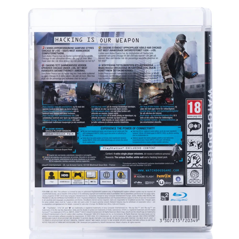 Watch Dogs - PS3 spill