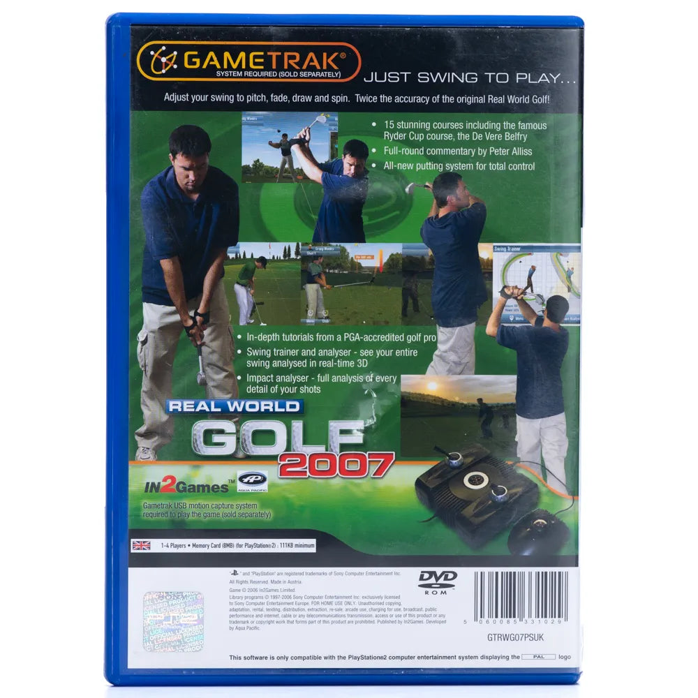 Real World Golf 2007 - PS2 spill - Retrospillkongen