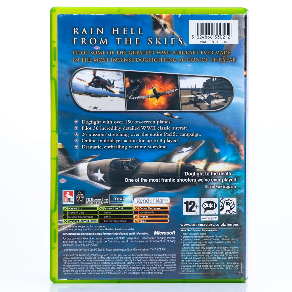 Heroes of the Pacific - Xbox spill - Retrospillkongen