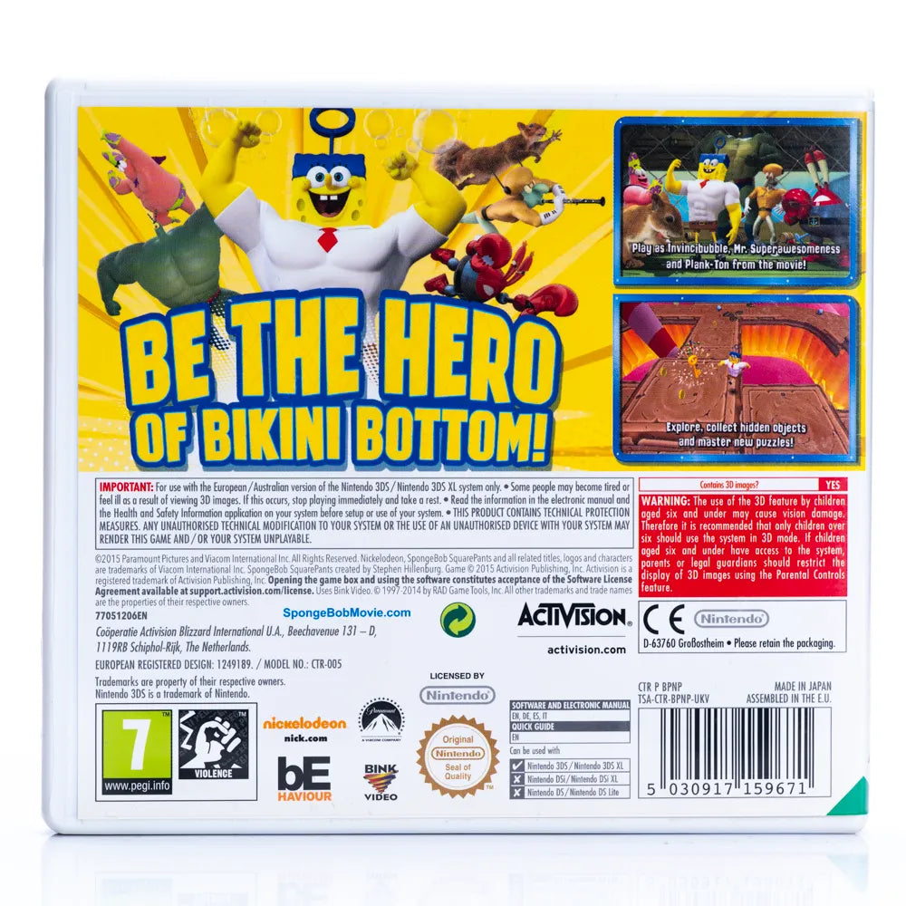 SpongeBob SquarePants: HeroPants - Nintendo DS spill - Retrospillkongen