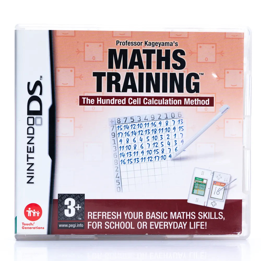 Professor Kageyama’s Maths Training - Nintendo DS spill - Retrospillkongen