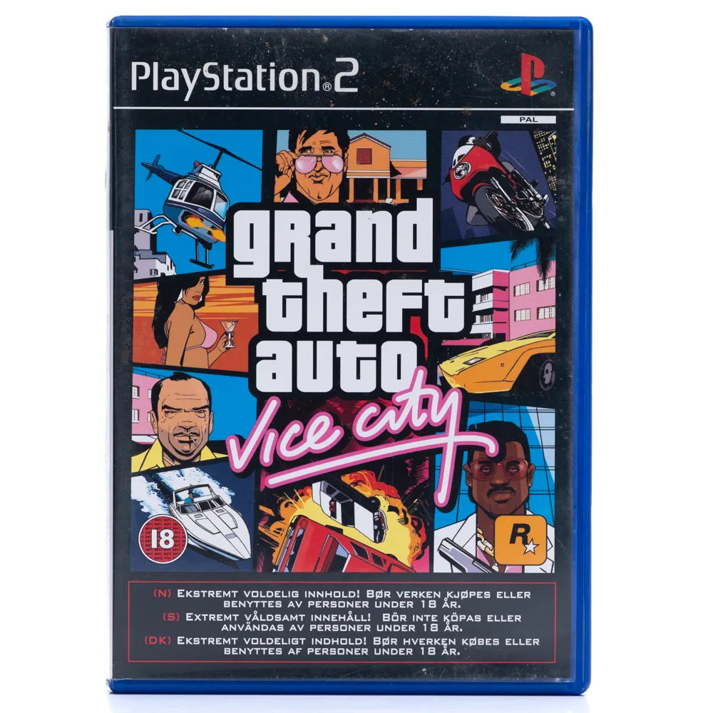 Grand Theft Auto: Vice City - PS2 spill - Retrospillkongen