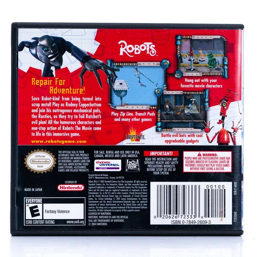 Robots - Nintendo DS spill - Retrospillkongen