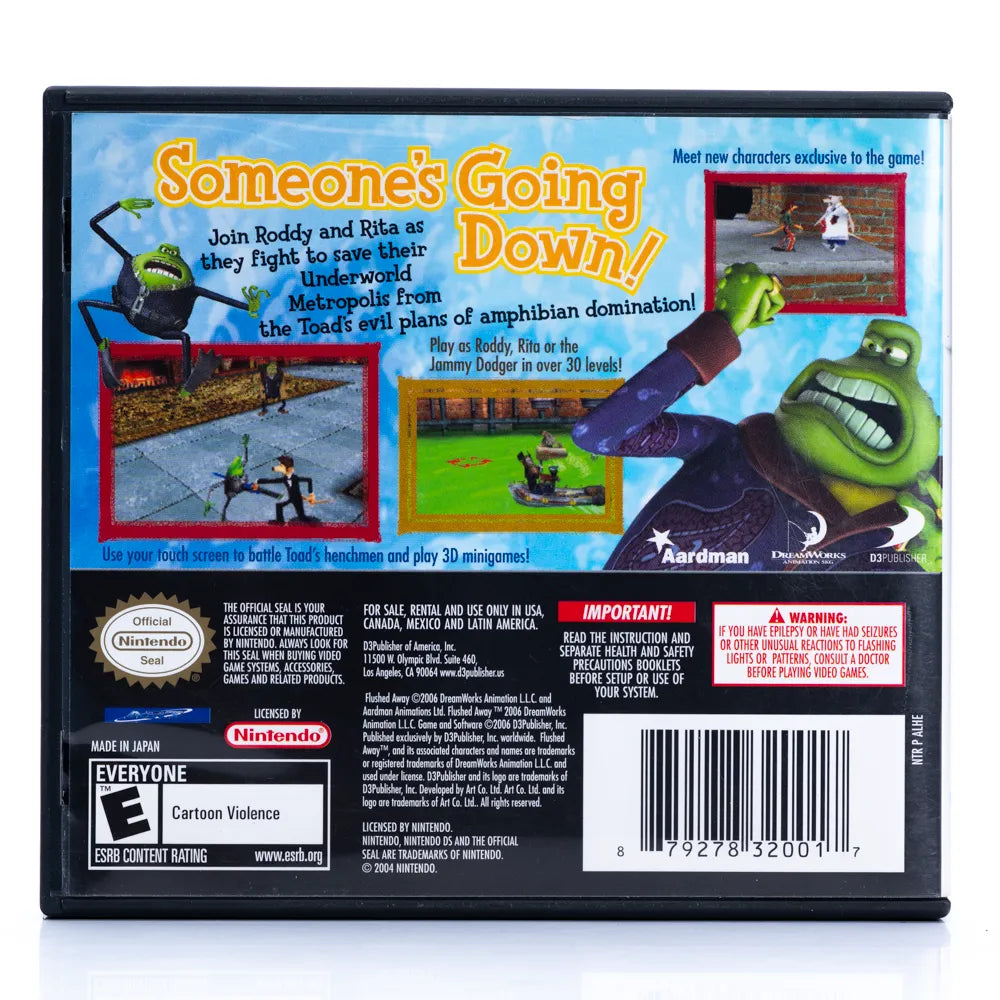 Flushed Away - Nintendo DS spill (NTSC-U) - Retrospillkongen