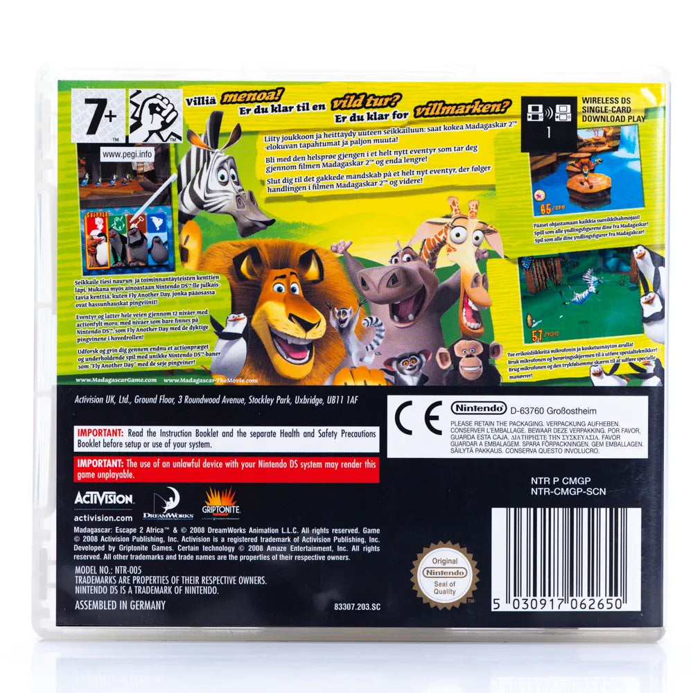 Madagascar 2: Escape 2 Africa - Nintendo DS spill - Retrospillkongen