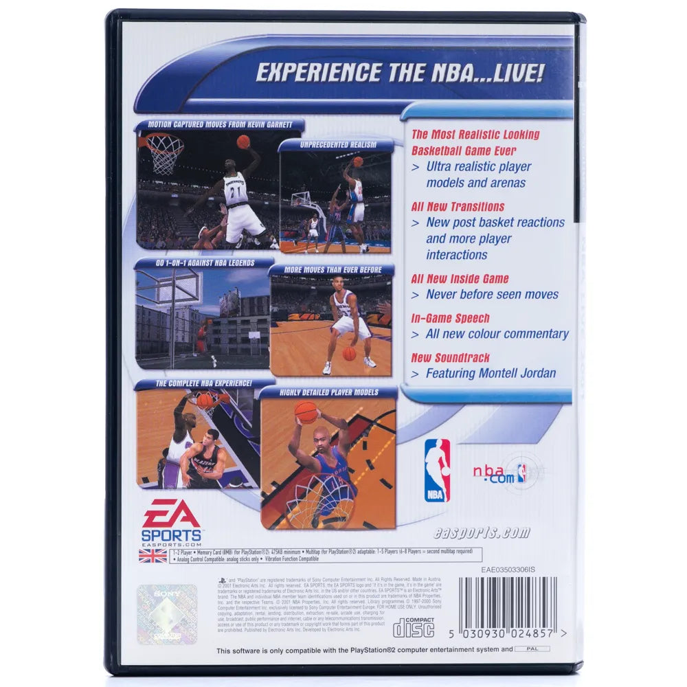 NBA Live 2001 - PS2 spill - Retrospillkongen